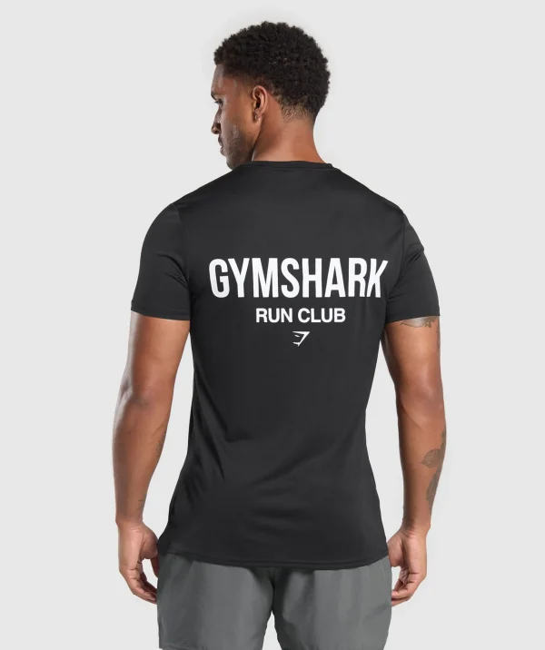 Gymshark T-shirts & Tops*Running Dept. T Shirt Black