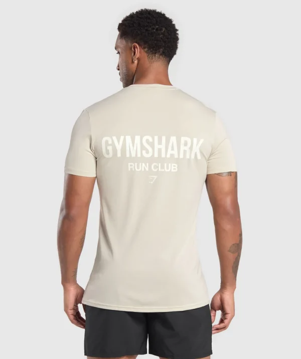 Gymshark T-shirts & Tops*Running Dept. T Shirt PebbleGrey