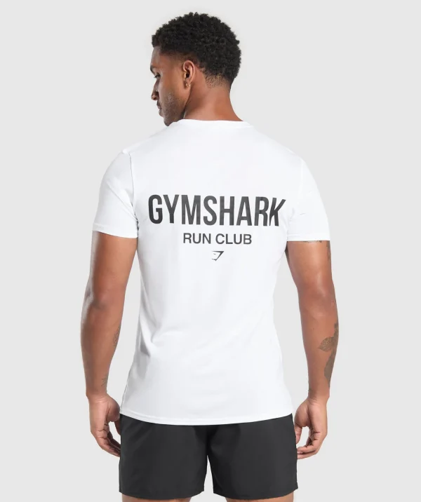 Gymshark T-shirts & Tops*Running Dept. T Shirt White