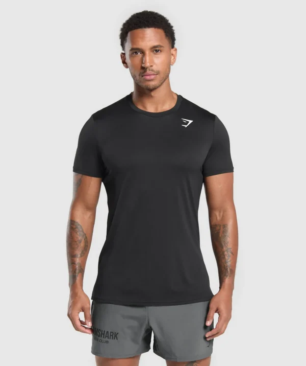 Gymshark T-shirts & Tops*Running Dept. T Shirt Black