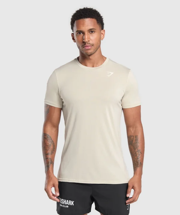 Gymshark T-shirts & Tops*Running Dept. T Shirt PebbleGrey