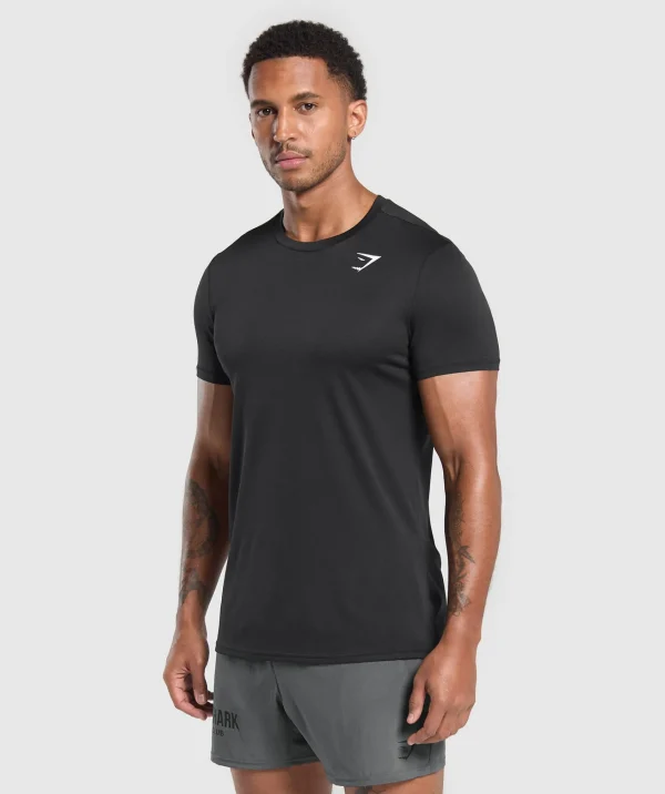 Gymshark T-shirts & Tops*Running Dept. T Shirt Black