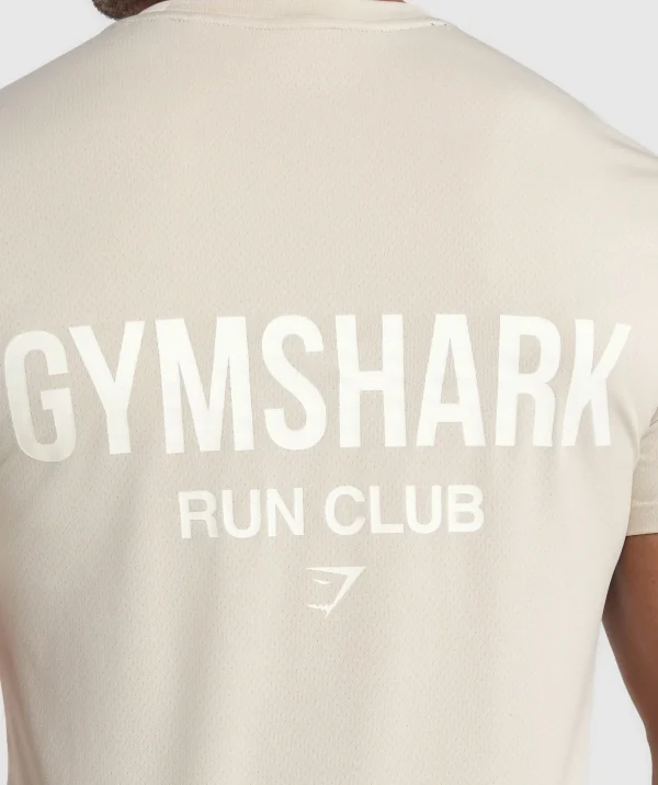 Gymshark T-shirts & Tops*Running Dept. T Shirt PebbleGrey