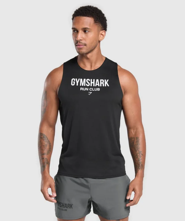 Gymshark Tank Tops*Running Dept. Tank Black