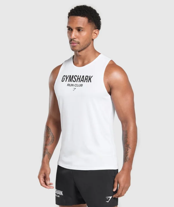 Gymshark Tank Tops*Running Dept. Tank White