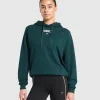 Gymshark Hoodies & Sweatshirts*Running Graphic Hoodie StrongTeal