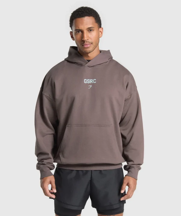 Gymshark Hoodies & Sweatshirts*Running Graphic Hoodie SteelPurple