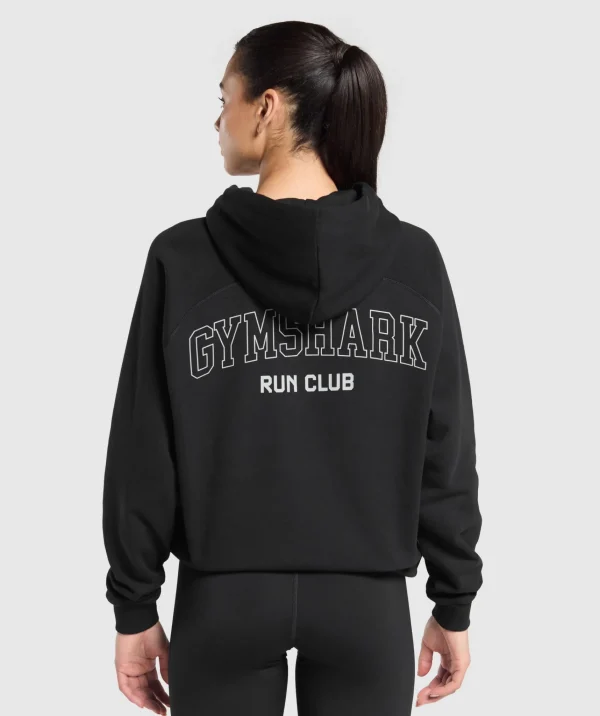 Gymshark Hoodies & Sweatshirts*Running Graphic Hoodie Black