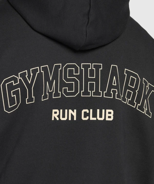 Gymshark Hoodies & Sweatshirts*Running Graphic Hoodie Black