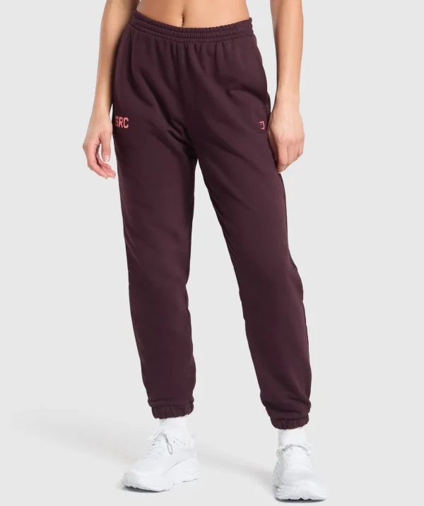 Gymshark Joggers & Sweatpants*Running Graphic Joggers DepthPurple