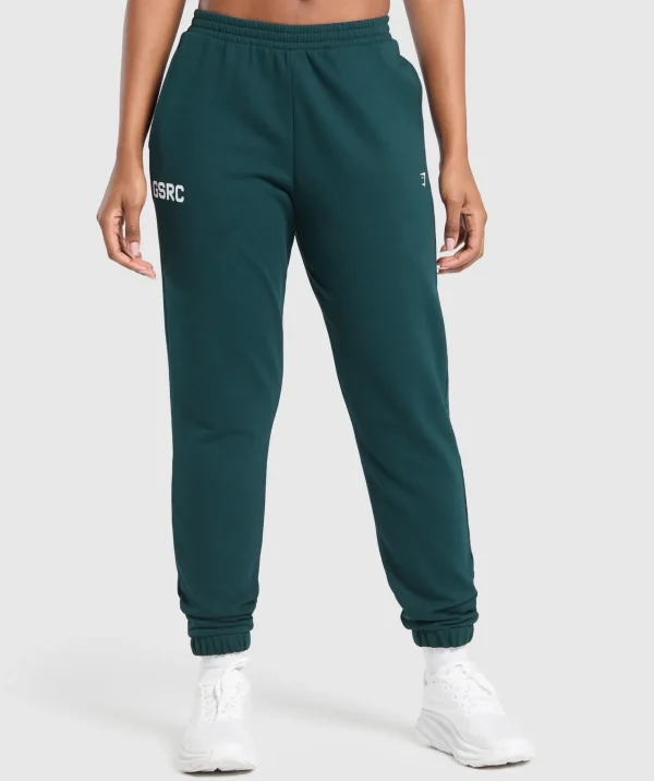 Gymshark Joggers & Sweatpants*Running Graphic Joggers StrongTeal