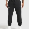 Gymshark Joggers & Sweatpants*Running Graphic Joggers Black