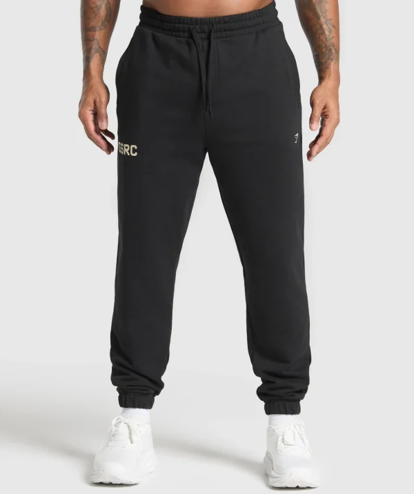 Gymshark Joggers & Sweatpants*Running Graphic Joggers Black