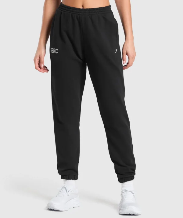 Gymshark Joggers & Sweatpants*Running Graphic Joggers Black