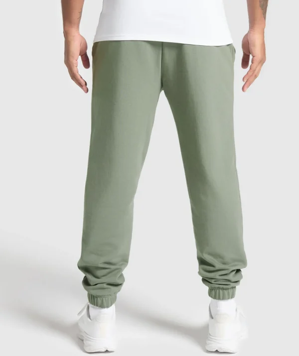 Gymshark Joggers & Sweatpants*Running Graphic Joggers UnitGreen