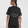 Gymshark T-shirts & Tops*Running Graphic Oversized T-Shirt Black