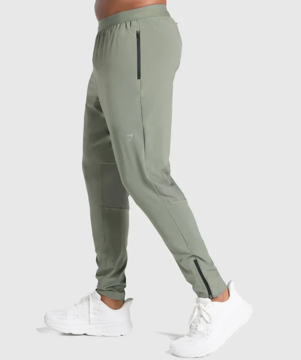 Gymshark Joggers & Sweatpants*Running Performance Joggers UnitGreen