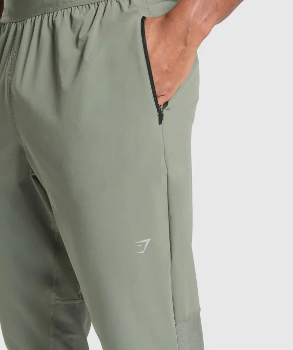 Gymshark Joggers & Sweatpants*Running Performance Joggers UnitGreen