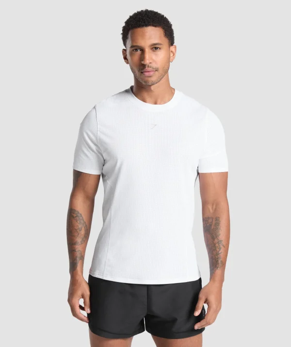 Gymshark T-shirts & Tops*Running T Shirt White