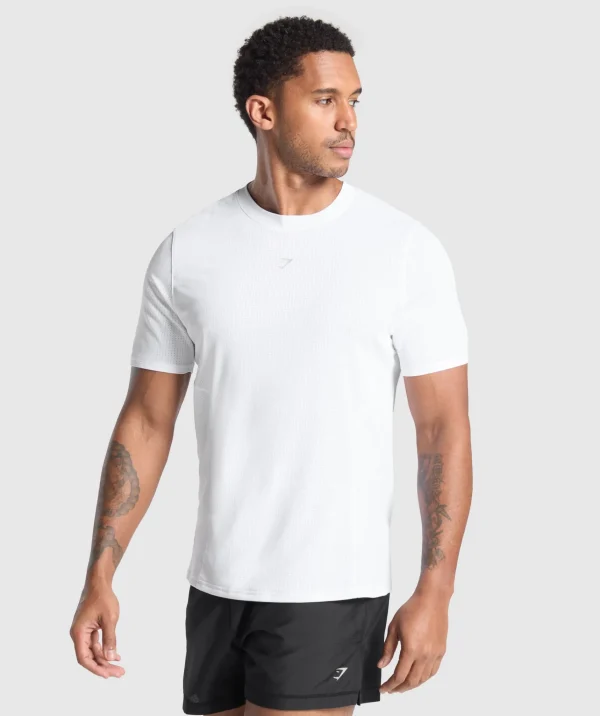 Gymshark T-shirts & Tops*Running T Shirt White