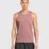 Gymshark Tank Tops | T-shirts & Tops*Running Tank BrickBrown