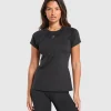 Gymshark T-shirts & Tops*Running Top Black