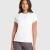 Gymshark T-shirts & Tops*Running Top White