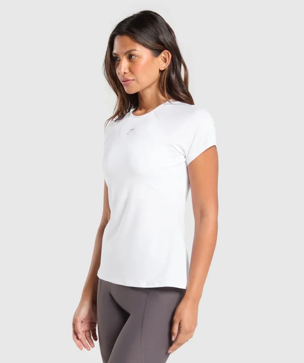 Gymshark T-shirts & Tops*Running Top White