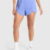 Gymshark Shorts*Scallop Hem Shaped Shorts LiftBlue