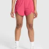 Gymshark Shorts*Scallop Hem Shaped Shorts VintagePink