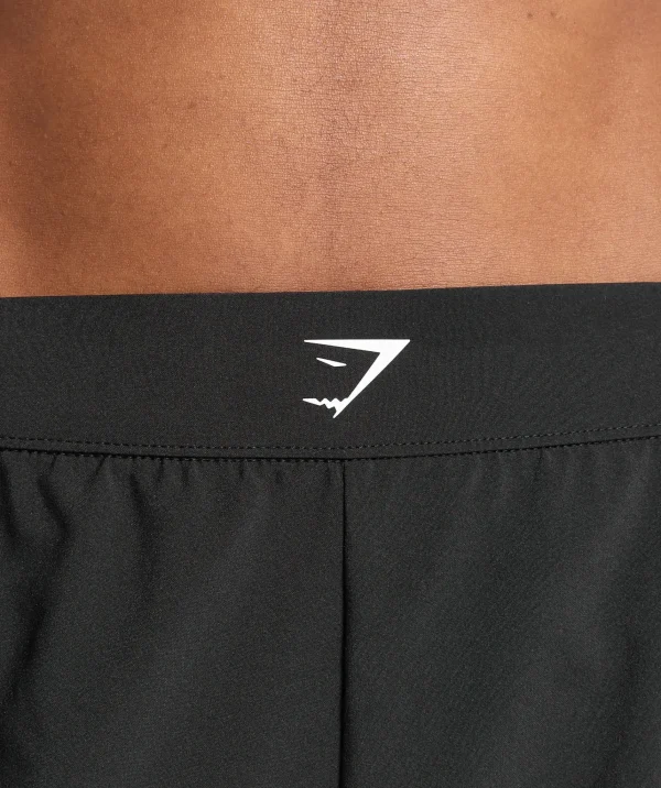 Gymshark Shorts*Scallop Hem Shaped Shorts Black