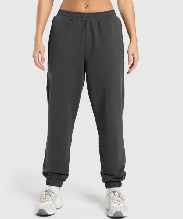 Gymshark Joggers & Sweatpants*Scribble Oversized Joggers AsphaltGrey