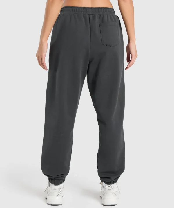 Gymshark Joggers & Sweatpants*Scribble Oversized Joggers AsphaltGrey