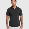 Gymshark T-shirts & Tops*Seamless Polo Shirt Black