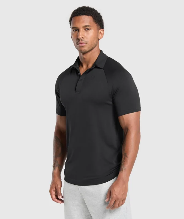 Gymshark T-shirts & Tops*Seamless Polo Shirt Black