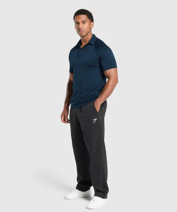 Gymshark T-shirts & Tops*Seamless Polo Shirt Navy