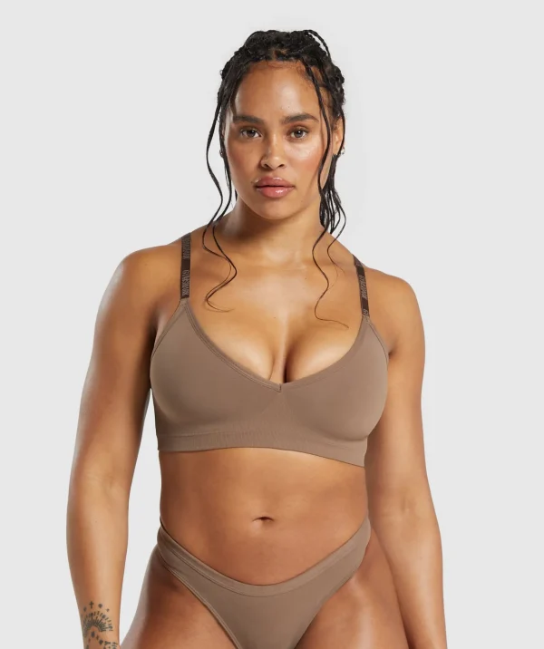 Gymshark Underwear & Basics | Women's Underwear*Seamless V Neck Bralette SoulBrown