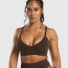 Gymshark Underwear & Basics | Women's Underwear*Seamless V Neck Bralette ArchiveBrown