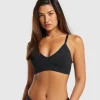 Gymshark Underwear & Basics | Women's Underwear*Seamless V Neck Bralette Black