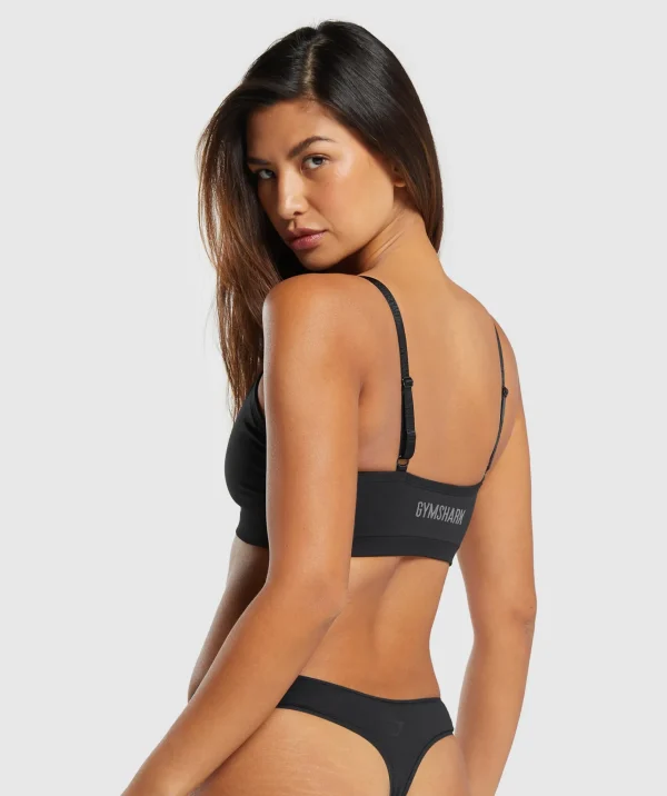 Gymshark Underwear & Basics | Women's Underwear*Seamless V Neck Bralette Black