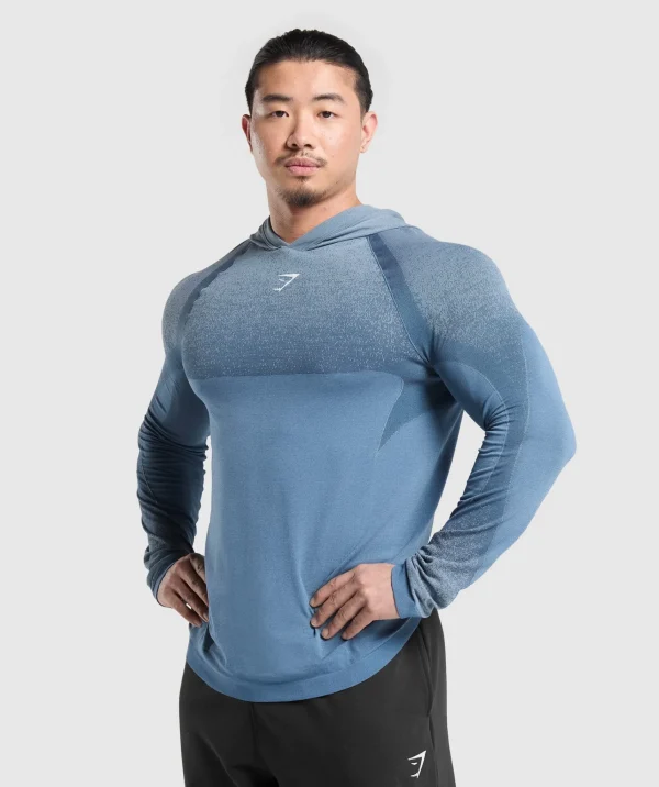 Gymshark Hoodies & Sweatshirts*Shadow Seamless Hoodie FadedBlue