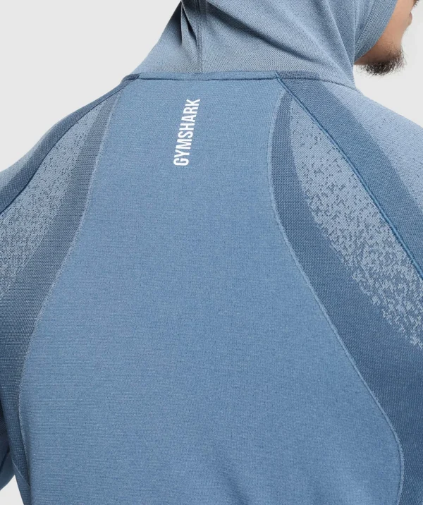 Gymshark Hoodies & Sweatshirts*Shadow Seamless Hoodie FadedBlue