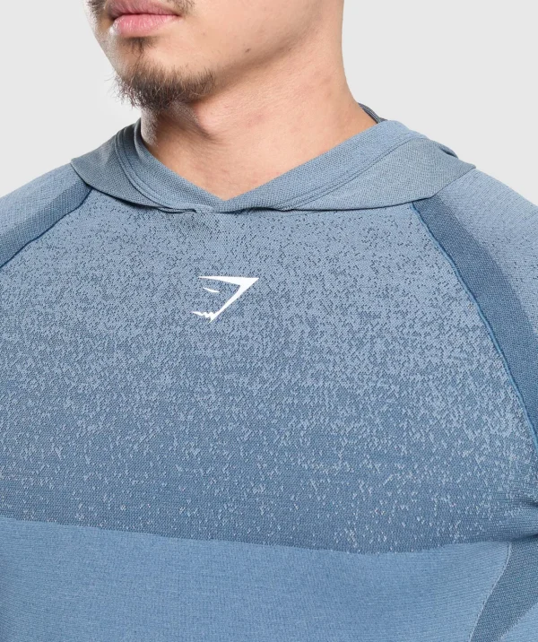 Gymshark Hoodies & Sweatshirts*Shadow Seamless Hoodie FadedBlue