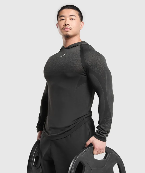 Gymshark Hoodies & Sweatshirts*Shadow Seamless Hoodie Black