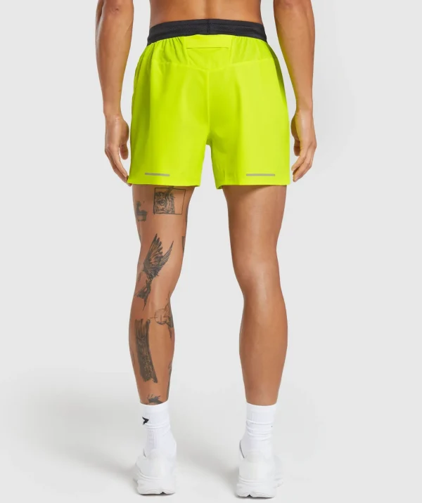 Gymshark Shorts*Speed 5" Shorts FluoSpeedGreen