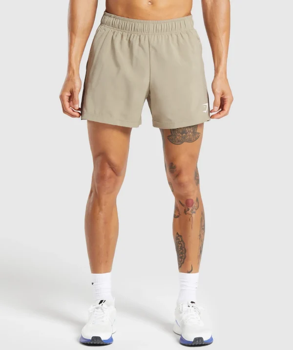 Gymshark Shorts*Sport  5" Shorts SandBrown/CamoBrown