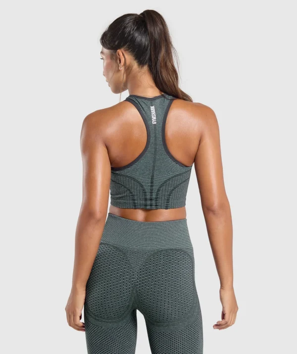 Gymshark Tank Tops | Crop Tops*Sport Seamless Cropped Tank VictoryGreen/DisciplineGreen