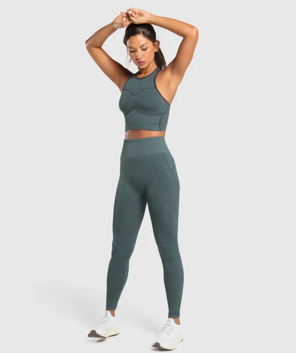 Gymshark Tank Tops | Crop Tops*Sport Seamless Cropped Tank VictoryGreen/DisciplineGreen