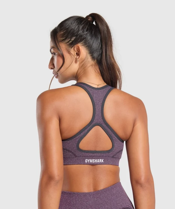 Gymshark Sports Bras*Sport Seamless Sports Bra MagentaPurple/DollyPink