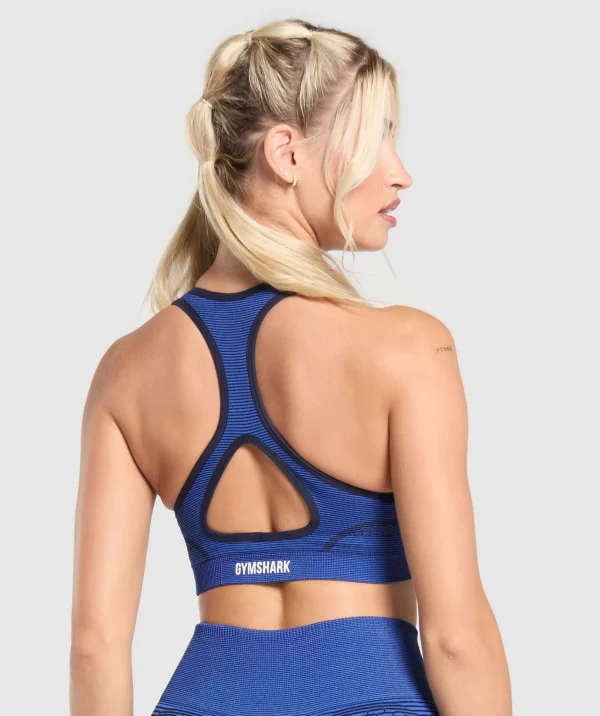 Gymshark Sports Bras*Sport Seamless Sports Bra ForceBlue/PastelBlue